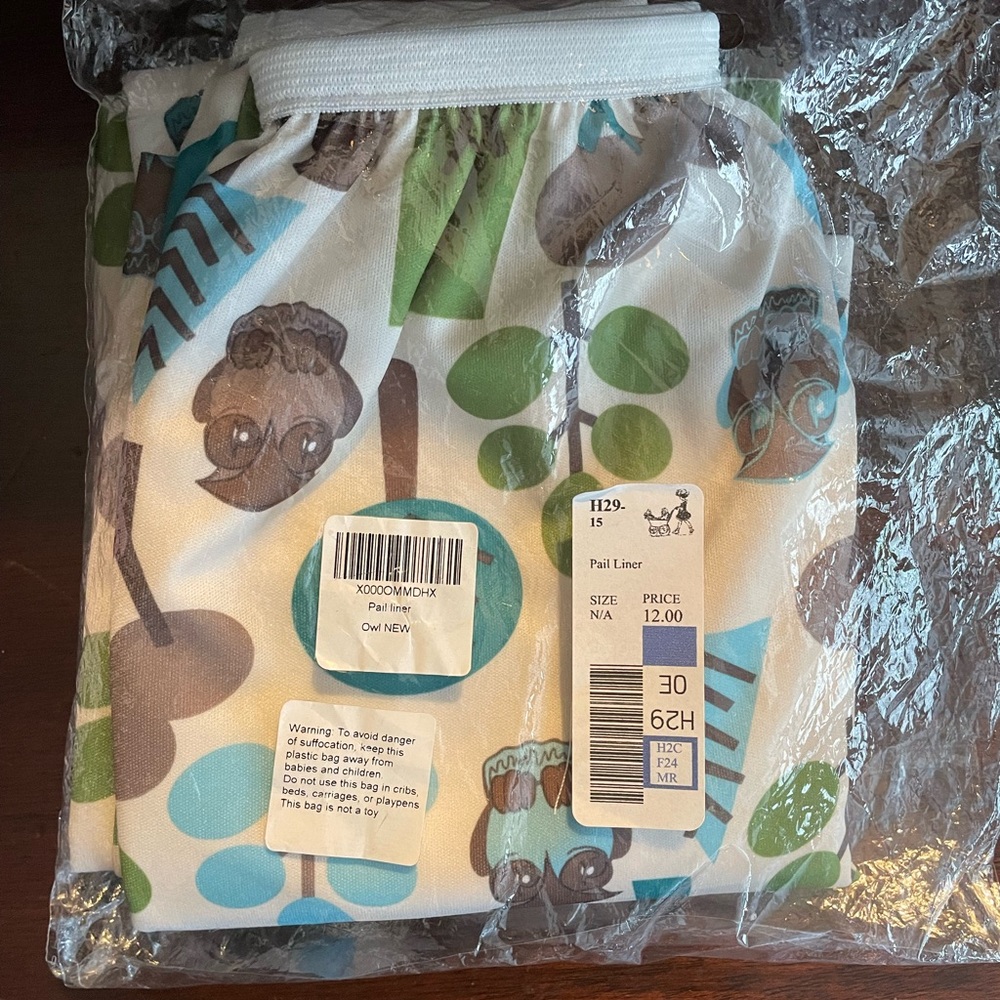 Diaper pail liner